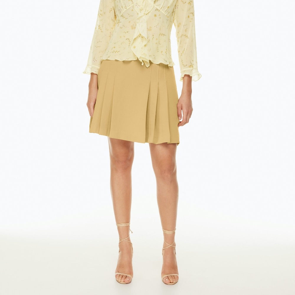 Aritzia Wilfred Tapestry Pleated Skirt - Size 2